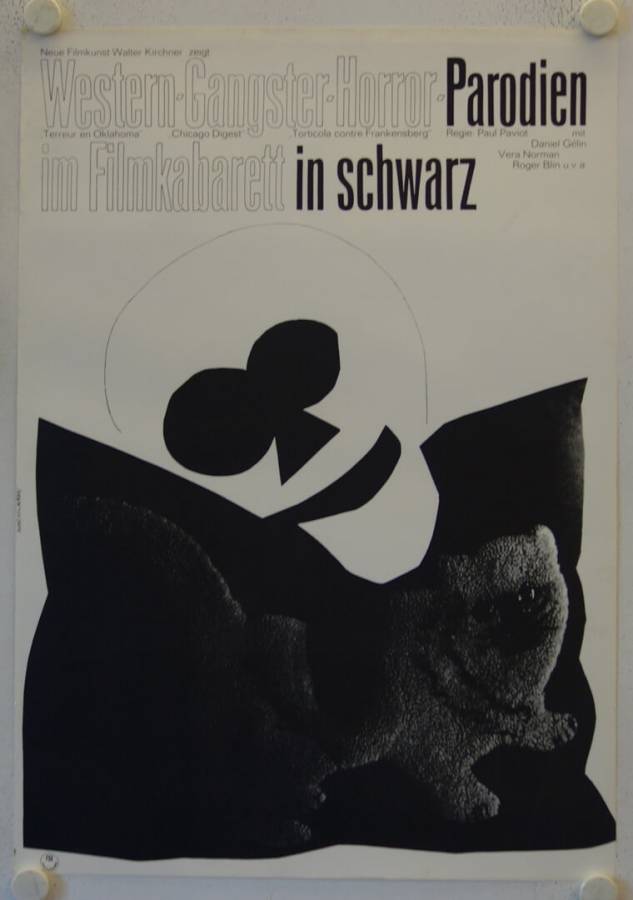 Parodien in schwarz originales deutsches Filmplakat